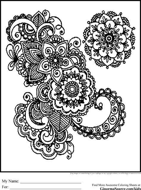 Detailed coloring pages for adults and kids to print