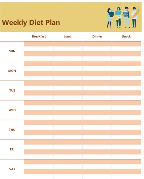 Diet Plan Excel Spreadsheet