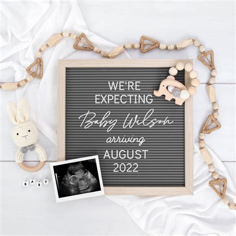 Digital Pregnancy Announcement Template 4