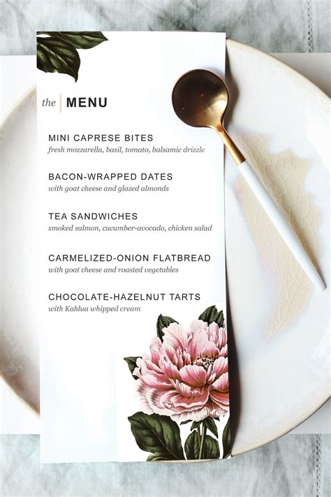 Dinner Menu Template 9