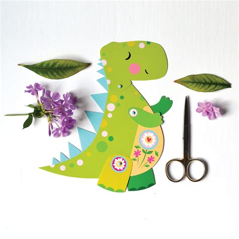 Dinosaur Paper Dolls