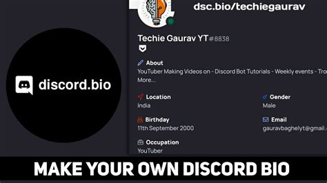 Description of Discord Bio Generator