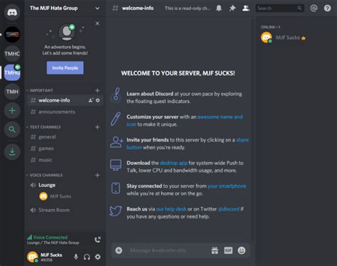 Discord intro templates formatting