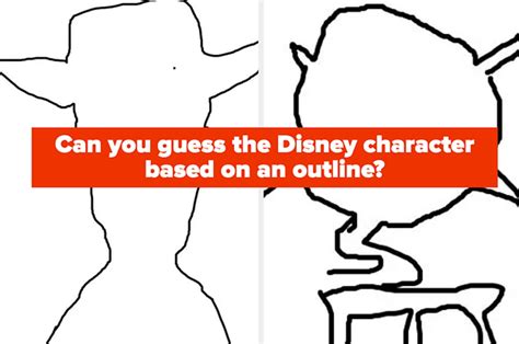 Disney Character Outline to Print