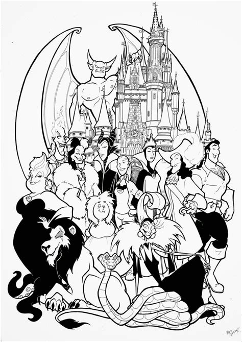 Disney Coloring Pages For Kids Different Ages