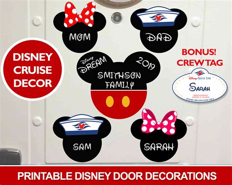 Disney Cruise Door Printables Free