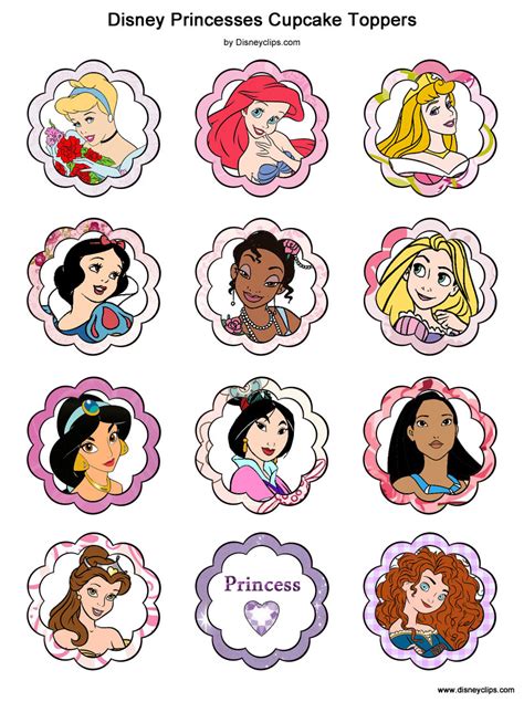 Disney Princess Disney printable stickers