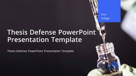 Dissertation Defense Template by SlideHunter