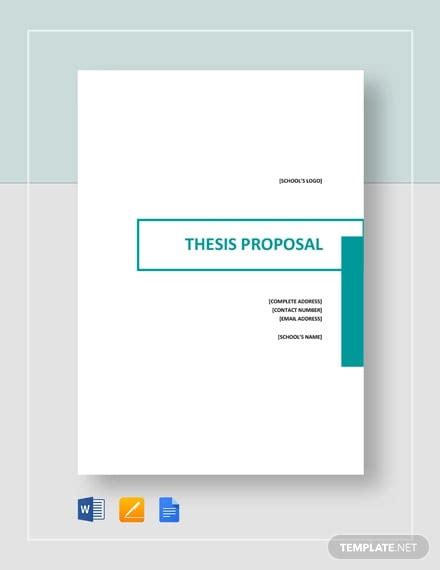 Dissertation Proposal Template by SlideHunter