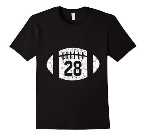 Distressed Finish Football T-Shirt Design