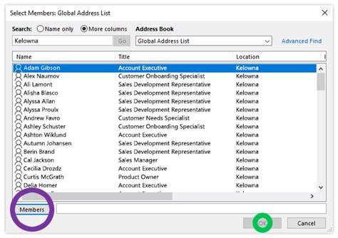 Distribution List Settings