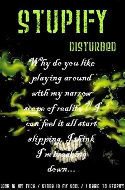 Disturbed Lyrics Quotes