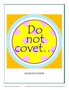 Do Not Covet Printable