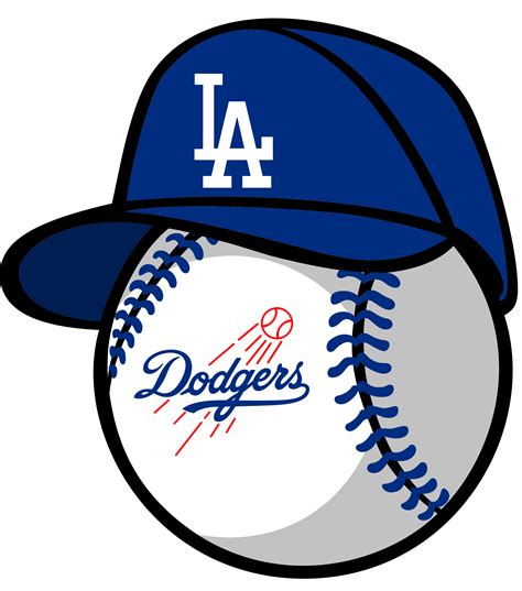 Dodgers logo template 3