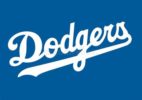 Dodgers logo template 7