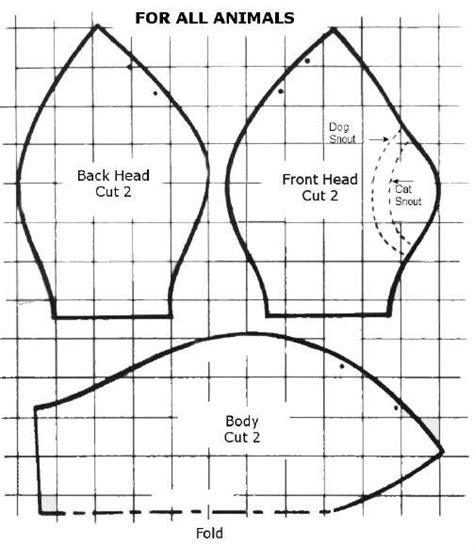 Dog Man Ears Template DIY Ideas