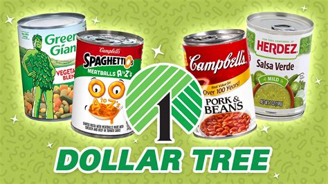 Dollar Tree Canned Goods