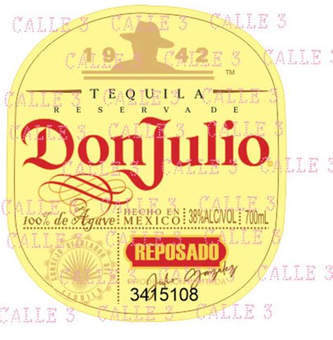 Don Julio Label Designs