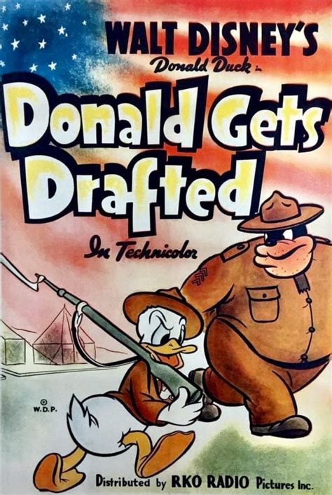 Donald Duck Naval Poster