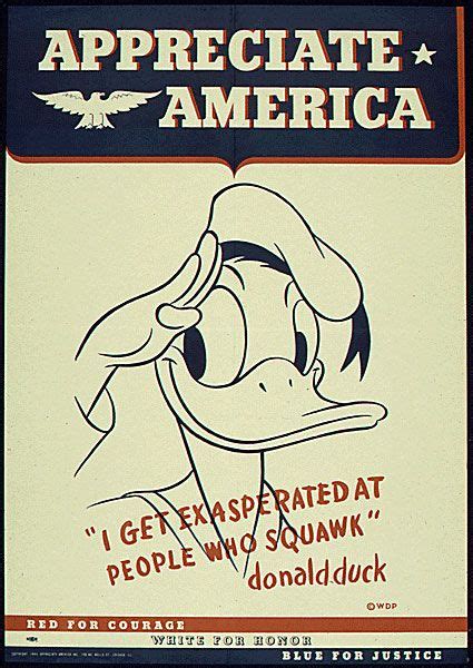 Donald Duck Recruiting Poster