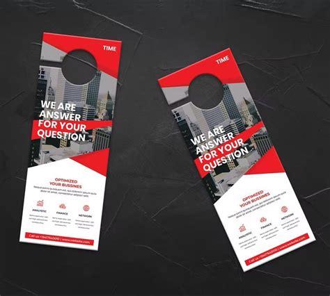 Benefits of Using Free Door Hanger Template PSD Designs