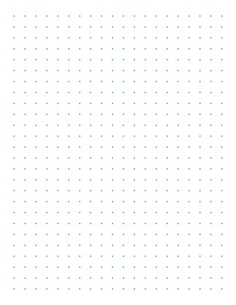 Dot Grid Notebook Paper Template