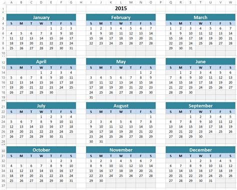 Download Free Calendar Template