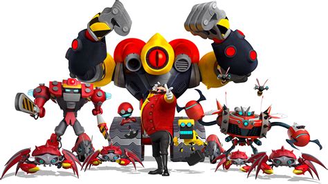 Dr Eggman with Robot