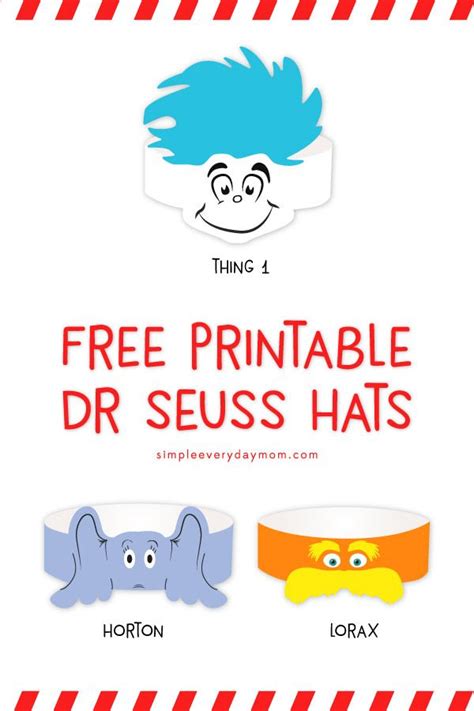 Dr. Seuss Hat Templates For Kids