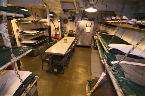 A view of the crew quarters on a Dreadnought warship