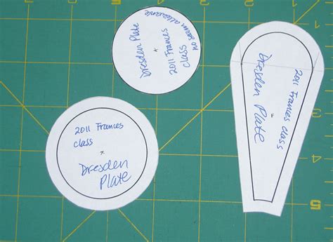 Printable Dresden Plate Template