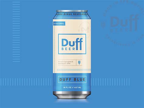 Duff Beer Design Template