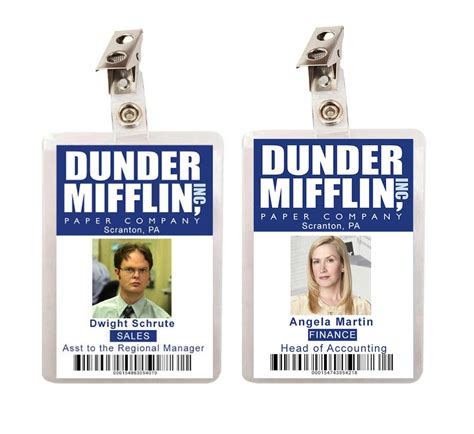 Dunder Mifflin Name Tag 2