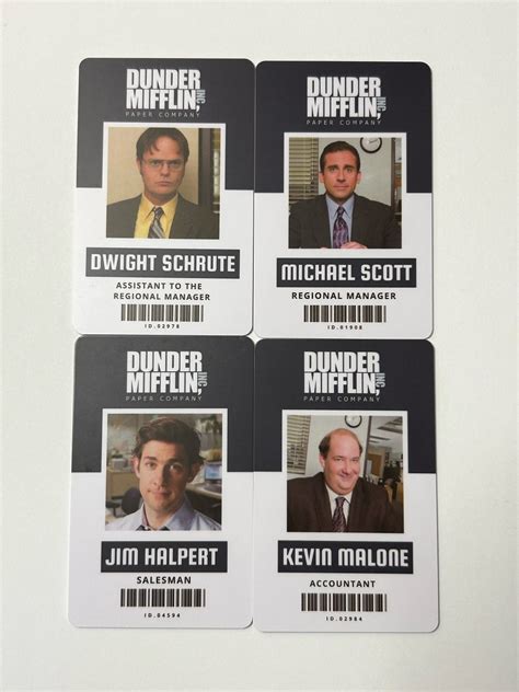 Dunder Mifflin Name Tag 4