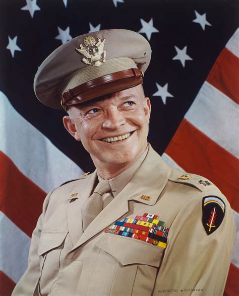 Dwight D. Eisenhower, former General and President