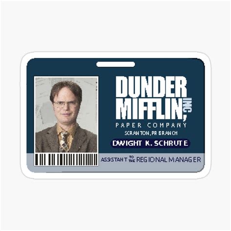 Custom Name Tags Inspired by Dwight Schrute