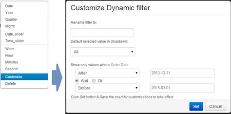 Dynamic Filters Custom Formula