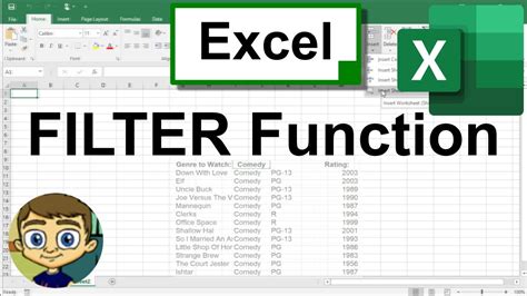 Dynamic Filters in Excel