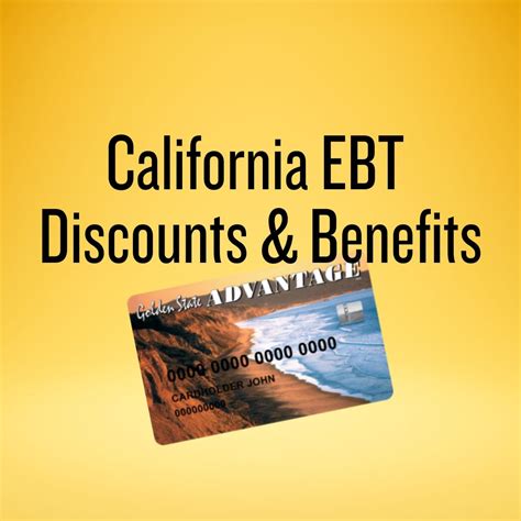 EBT discounts