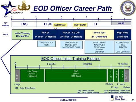 US Navy EOD officer career path