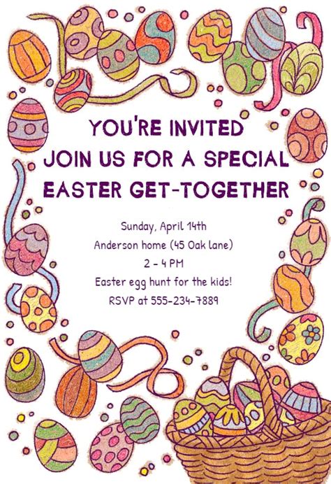 Easter Invitation Template 10