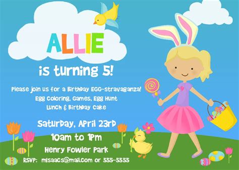 Easter Party Invitations