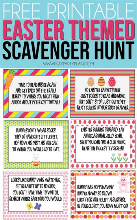 Easter Scavenger Hunt Prizes