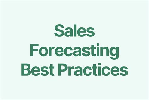 Ecommerce Sales Forecasting Best Practices