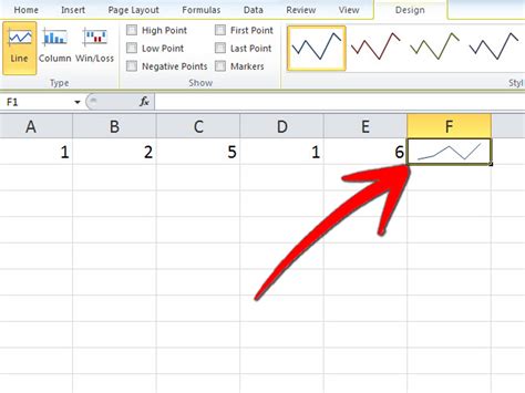 Edit Sparklines in Excel