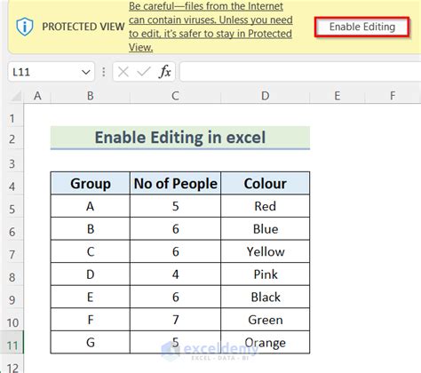 Editing Mode Automatic Enable Excel Similar Image 8