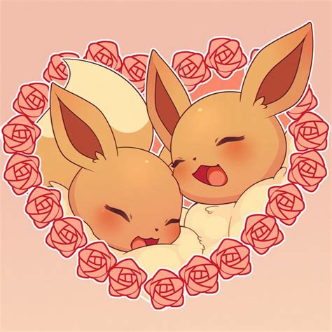 Eevee Valentine's Day Card