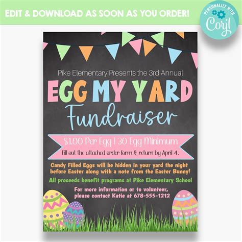 Egg My Yard Fundraiser Idea 6