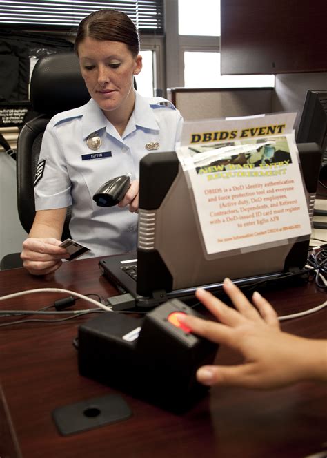 Eglin Security Forces biometric identification system