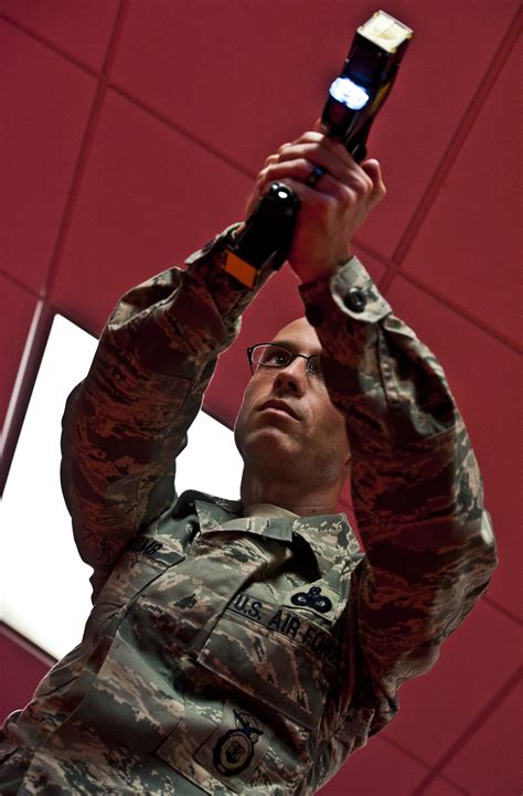 Eglin Security Forces personnel receiving firearms training